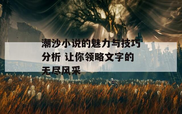 潮沙小說(shuō)的魅力與技巧分析 讓你領(lǐng)略文字的無(wú)盡風(fēng)采