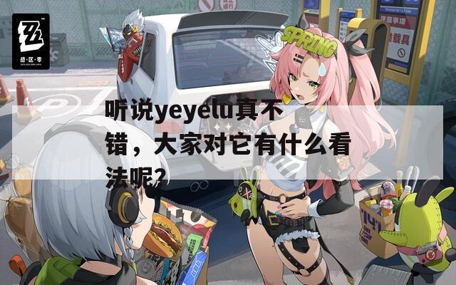 聽說yeyelu真不錯，大家對它有什么看法呢？