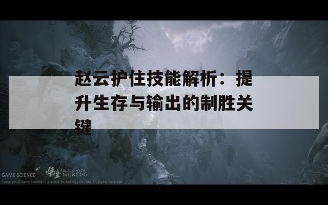 趙云護住技能解析：提升生存與輸出的制勝關(guān)鍵