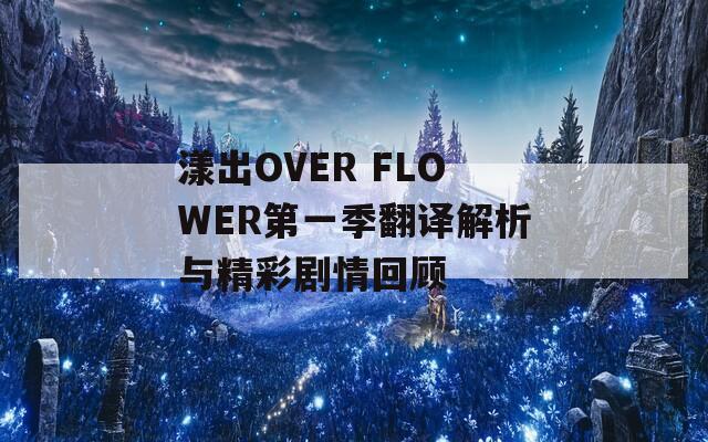 漾出OVER FLOWER第一季翻譯解析與精彩劇情回顧