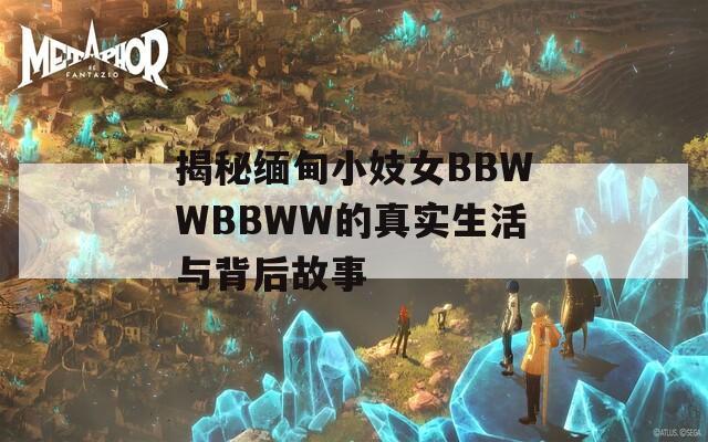 揭秘緬甸小妓女BBWWBBWW的真實生活與背后故事