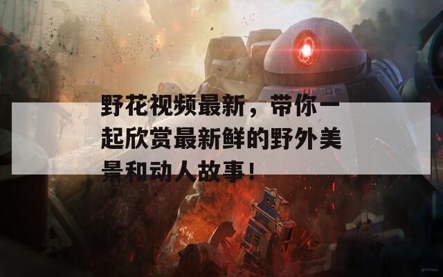 野花視頻最新，帶你一起欣賞最新鮮的野外美景和動人故事！
