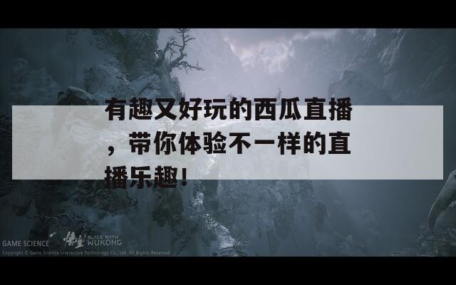 有趣又好玩的西瓜直播，帶你體驗(yàn)不一樣的直播樂趣！