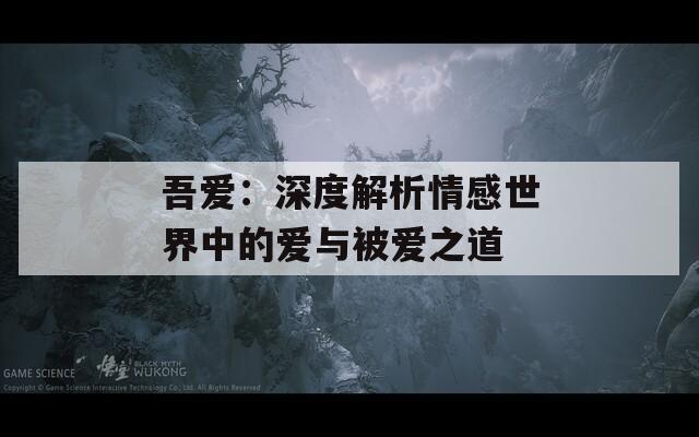 吾愛：深度解析情感世界中的愛與被愛之道