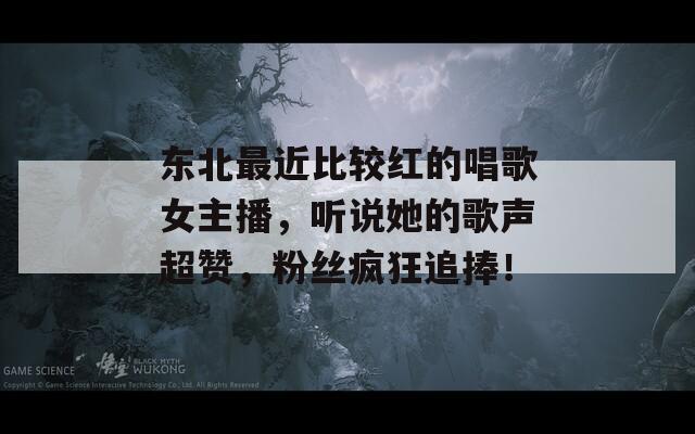 東北最近比較紅的唱歌女主播，聽說她的歌聲超贊，粉絲瘋狂追捧！