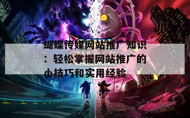 蝴蝶傳媒網(wǎng)站推廣知識(shí)：輕松掌握網(wǎng)站推廣的小技巧和實(shí)用經(jīng)驗(yàn)