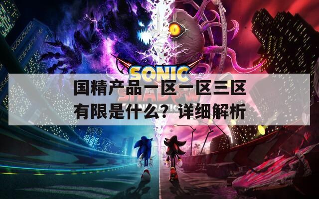 國精產(chǎn)品一區(qū)一區(qū)三區(qū)有限是什么？詳細解析