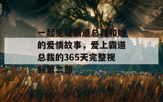 一起見證霸道總裁和她的愛情故事，愛上霸道總裁的365天完整視頻第二部