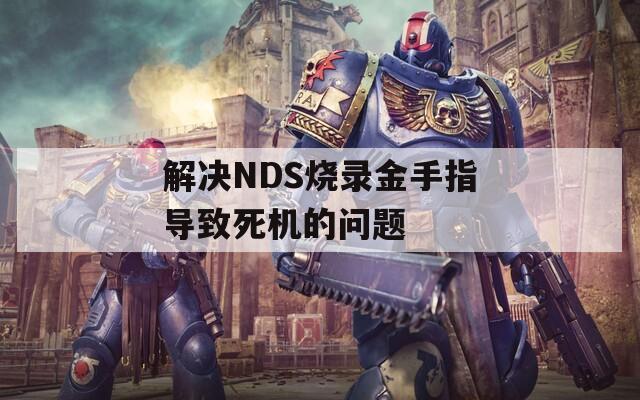 解決NDS燒錄金手指導(dǎo)致死機的問題