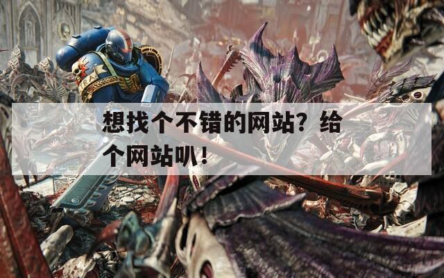 想找個不錯的網(wǎng)站？給個網(wǎng)站叭！