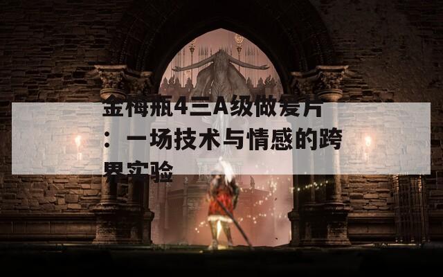 金梅瓶4三A級做爰片：一場技術(shù)與情感的跨界實驗
