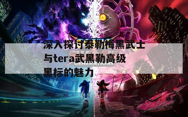 深入探討泰勒梅黑武士與tera武黑勒高級黑標的魅力