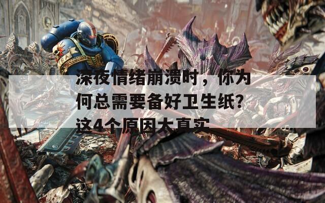深夜情緒崩潰時(shí)，你為何總需要備好衛(wèi)生紙？這4個(gè)原因太真實(shí)