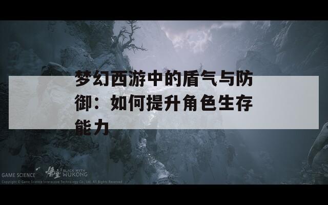 夢幻西游中的盾氣與防御：如何提升角色生存能力