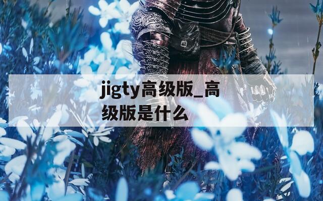 jigty高級(jí)版_高級(jí)版是什么