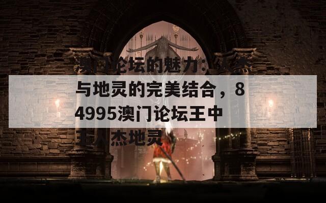 澳門論壇的魅力：人杰與地靈的完美結(jié)合，84995澳門論壇王中王人杰地靈