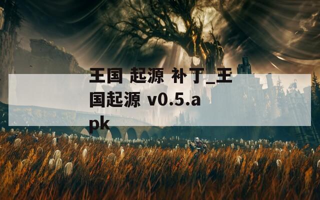 王國(guó) 起源 補(bǔ)丁_王國(guó)起源 v0.5.apk