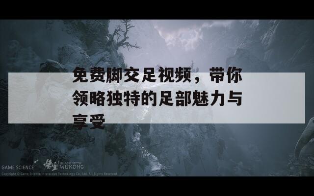 免費(fèi)腳交足視頻，帶你領(lǐng)略獨(dú)特的足部魅力與享受
