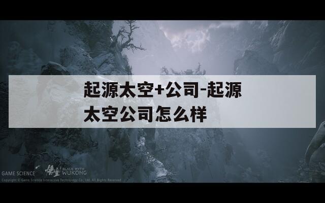 起源太空+公司-起源太空公司怎么樣