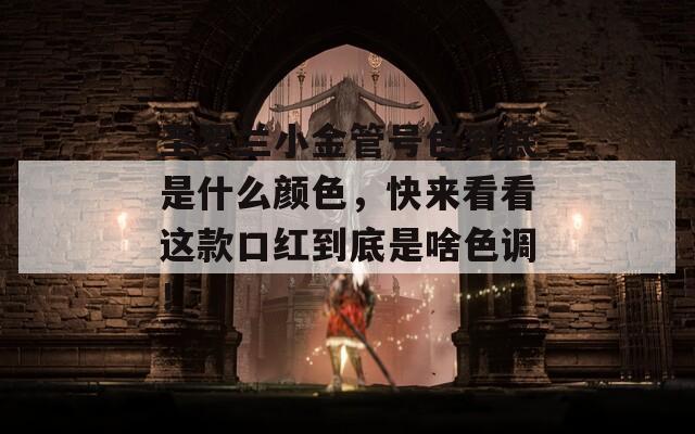 圣羅蘭小金管號色到底是什么顏色，快來看看這款口紅到底是啥色調！