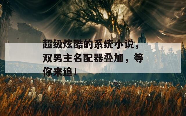 超級(jí)炫酷的系統(tǒng)小說，雙男主名配器疊加，等你來追！