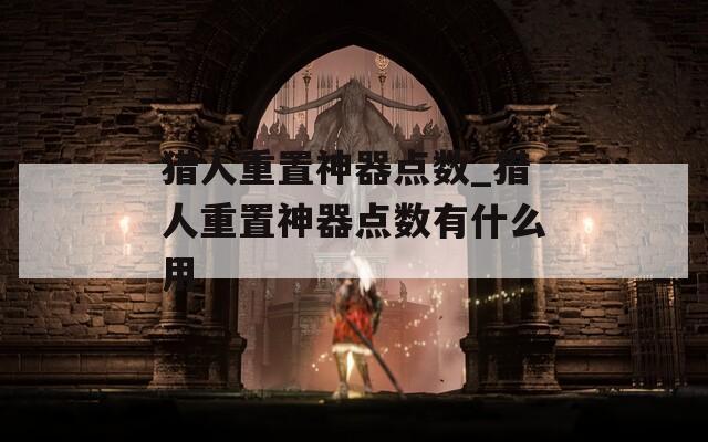 獵人重置神器點(diǎn)數(shù)_獵人重置神器點(diǎn)數(shù)有什么用