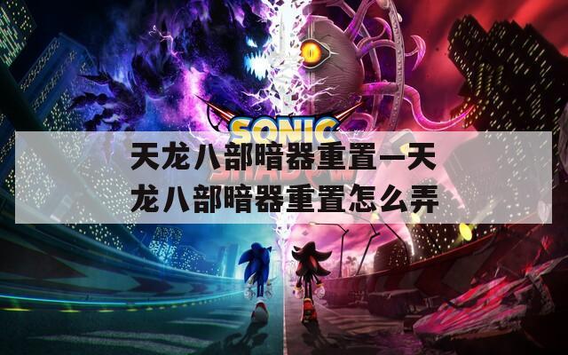 天龍八部暗器重置—天龍八部暗器重置怎么弄