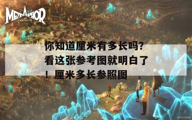 你知道厘米有多長嗎？看這張參考圖就明白了！厘米多長參照圖