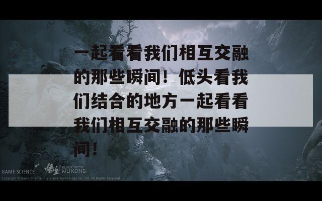 一起看看我們相互交融的那些瞬間！低頭看我們結(jié)合的地方一起看看我們相互交融的那些瞬間！
