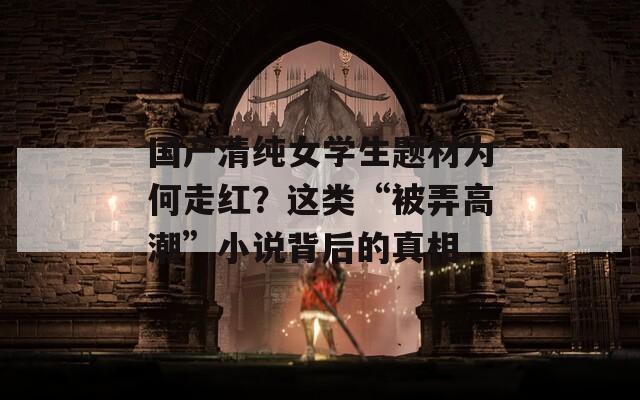 國產清純女學生題材為何走紅？這類“被弄高潮”小說背后的真相