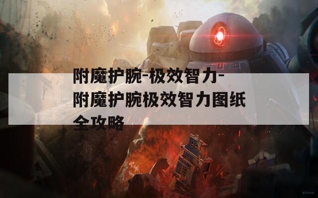 附魔護(hù)腕-極效智力-附魔護(hù)腕極效智力圖紙全攻略