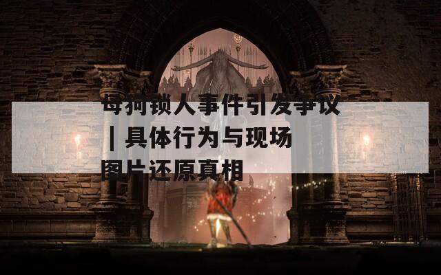 母狗鎖人事件引發(fā)爭議 | 具體行為與現(xiàn)場圖片還原真相