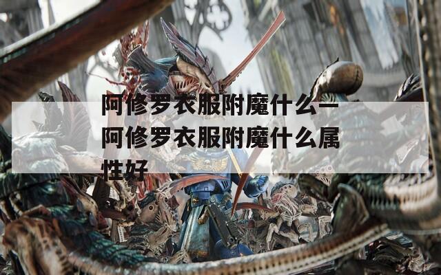阿修羅衣服附魔什么—阿修羅衣服附魔什么屬性好