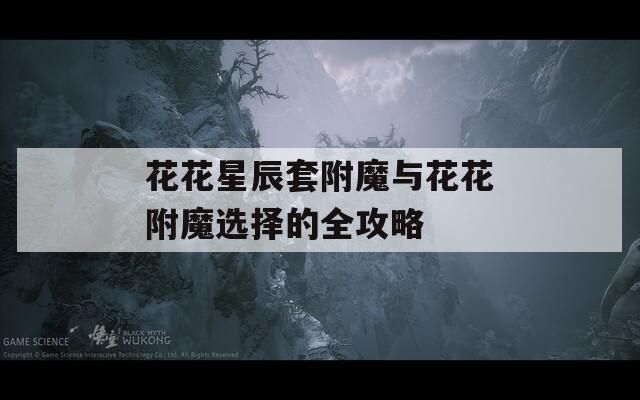 花花星辰套附魔與花花附魔選擇的全攻略