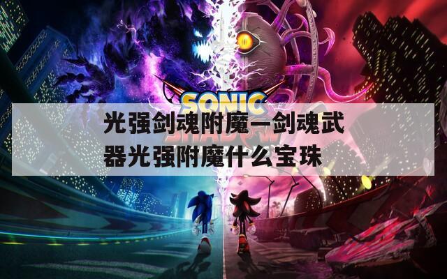 光強(qiáng)劍魂附魔—?jiǎng)晡淦鞴鈴?qiáng)附魔什么寶珠