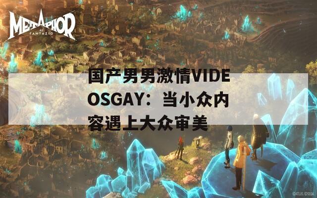 國產(chǎn)男男激情VIDEOSGAY：當小眾內(nèi)容遇上大眾審美