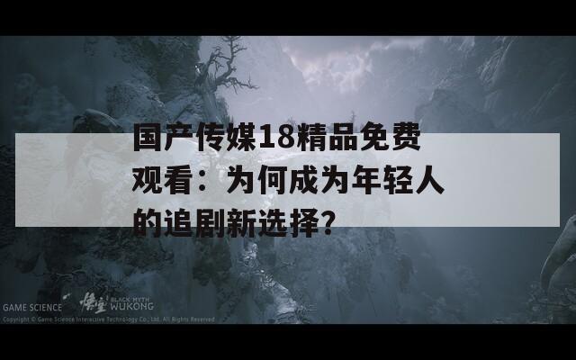 國產(chǎn)傳媒18精品免費觀看：為何成為年輕人的追劇新選擇？