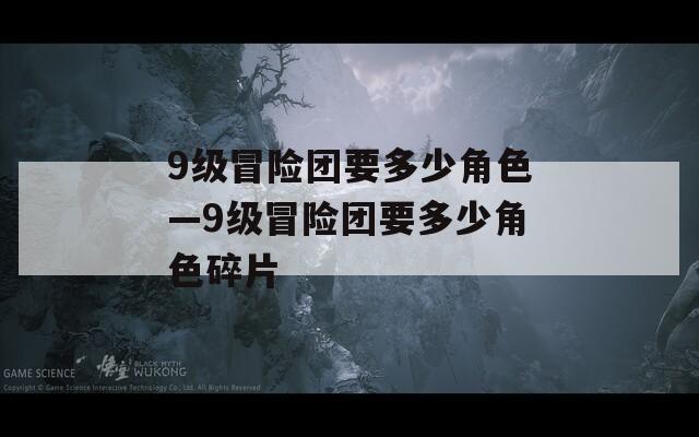 9級(jí)冒險(xiǎn)團(tuán)要多少角色—9級(jí)冒險(xiǎn)團(tuán)要多少角色碎片